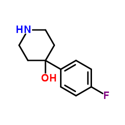 4-(4-Fluorophenyl)-4-piperidinol Structure