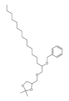 2,2-Dimethyl-4-[[[2-(phenylmethoxy)hexadecyl]oxy]methyl]-1,3-dioxolane Structure