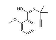 2-methoxy-N-(2-methylbut-3-yn-2-yl)benzamide Structure
