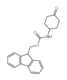 4-N-Fmoc-氨基-环己酮结构式