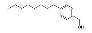 4-n-octylbenzenemethanol Structure