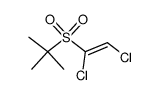 1,2-dichloro-1-(2-methyl-propane-2-sulfonyl)-ethene Structure