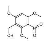(2,4,6-trimethoxy-3-nitrophenyl)methanol Structure