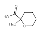 2-Methyltetrahydro-2H-pyran-2-carboxylic acid Structure