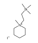 1-methyl-1-(2-(trimethylsilyl)ethyl)piperidin-1-ium iodide结构式