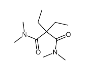 N,N,N',N'-Tetramethyl-2,2-diethylmalonamide Structure
