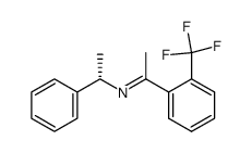 (S)-1-phenyl-N-{(S)-1-[2-(trifluoromethyl)phenyl]ethyl}ethanamine Structure
