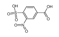3-nitro-4-sulfobenzoic acid Structure