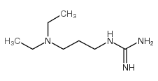 N-(3-二乙基氨基丙基)-胍结构式