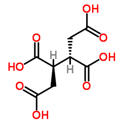 内消旋-丁烷-1,2,3,4-四甲酸结构式