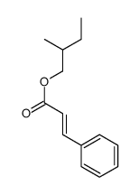 3-苯基-2-丙烯酸-2-甲基丁酯结构式