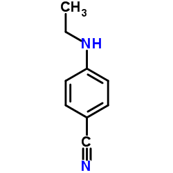 N-乙基-4-氰基苯胺结构式