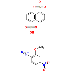 Fast Red B 1,5-naphthalenedisulfonate salt structure