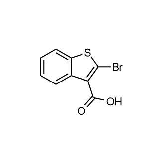 2-溴苯并[b]噻吩-3-羧酸结构式