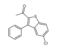 1-(5-Chloro-3-phenyl-1-benzothiophen-2-yl)ethanone Structure
