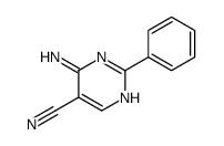 4-amino-2-phenylpyrimidine-5-carbonitrile结构式