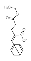 4-Pentenoicacid, 4-nitro-5-phenyl-, ethyl ester结构式
