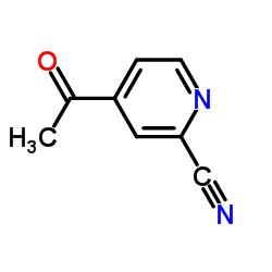4-Acetyl-2-pyridinecarbonitrile Structure