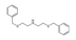 2-benzylsulfanyl-N-(2-benzylsulfanylethyl)ethanamine Structure