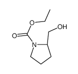 ethyl (2S)-2-(hydroxymethyl)pyrrolidine-1-carboxylate Structure
