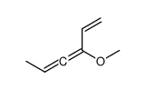 3-Methoxy-1,3,4-hexatriene结构式