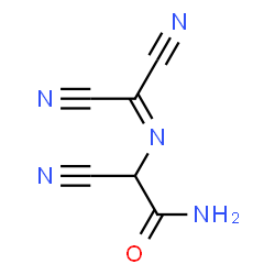 Acetamide,2-cyano-2-[(dicyanomethylene)amino]- Structure