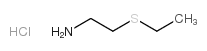 2-(乙硫基)乙胺 盐酸盐结构式