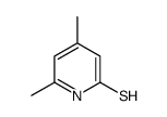 4,6-dimethyl-1H-pyridine-2-thione Structure