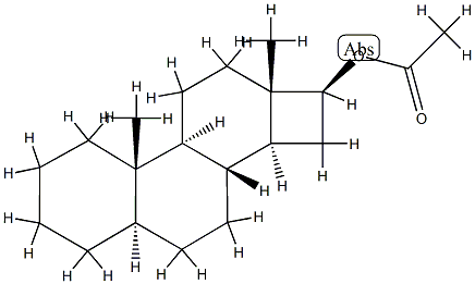 D-Nor-5α-androstan-16β-ol acetate结构式