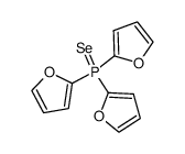 tri(2-furyl)phosphine selenide Structure