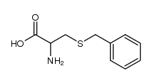 2R-amino-3-benzylsulfanylpropionic acid结构式