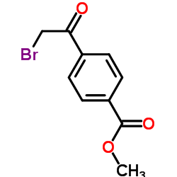 Methyl 4-(bromoacetyl)benzoate Structure