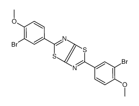 2,5-bis(3-bromo-4-methoxyphenyl)-[1,3]thiazolo[5,4-d][1,3]thiazole Structure