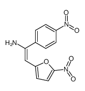 2-(5-nitro-furan-2-yl)-1-(4-nitro-phenyl)-vinylamine Structure