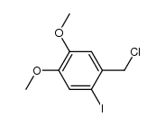 (4,5-dimethoxy-2-iodophenyl)methyl chloride结构式