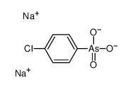 disodium,(4-chlorophenyl)-dioxido-oxo-λ5-arsane Structure