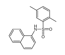 2,5-dimethyl-N-(1-naphthyl)benzenesulfonamide structure