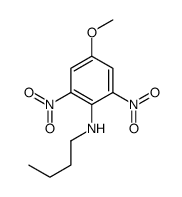 N-butyl-4-methoxy-2,6-dinitroaniline结构式