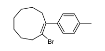 1-bromo-2-(4-methylphenyl)cyclononene结构式
