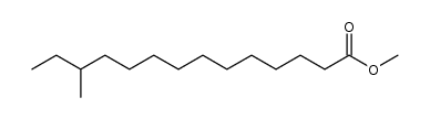 (S)-12-Methyltetradecanoic acid methyl ester Structure