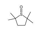 2,2,5,5-tetramethylthiolane 1-oxide Structure