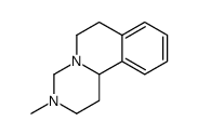 3-methyl-1,2,4,6,7,11b-hexahydropyrimido[6,1-a]isoquinoline结构式
