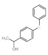 1-(4-phenylsulfanylphenyl)ethanol结构式