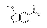 3-methoxy-5-nitro-1,2-benzothiazole结构式