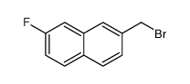 2-(bromomethyl)-7-fluoronaphthalene Structure