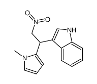 3-[1-(1-methylpyrrol-2-yl)-2-nitroethyl]-1H-indole结构式