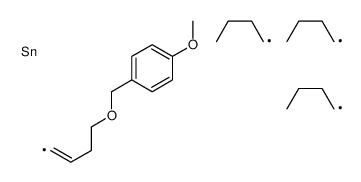 tributyl-[4-[(4-methoxyphenyl)methoxy]but-1-enyl]stannane结构式
