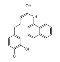 1-[2-(3,4-dichlorophenyl)ethyl]-3-naphthalen-1-ylurea Structure