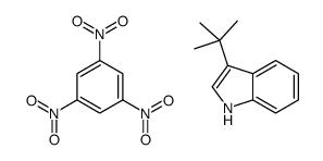 3-tert-butyl-1H-indole,1,3,5-trinitrobenzene结构式