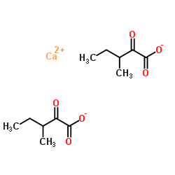 3-Methyl-2-oxovaleric Acid Calcium Salt structure